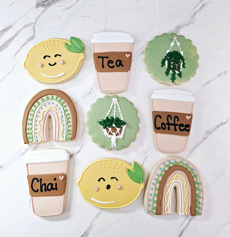 Decorated sugar cookies