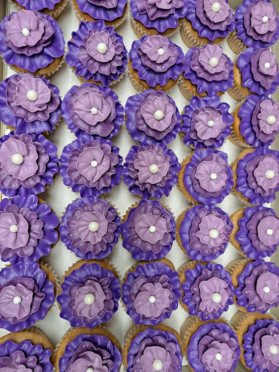 Decorated cupcakes