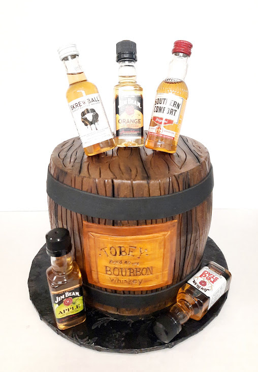 Buttercream bourbon barrel cake
