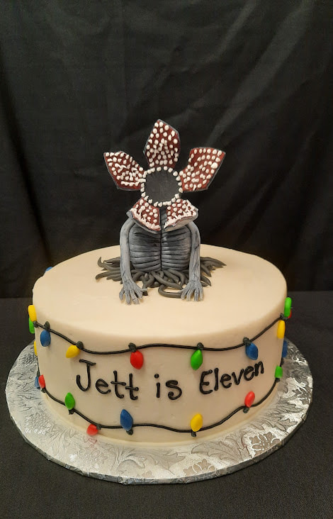 Stranger Things themed cake